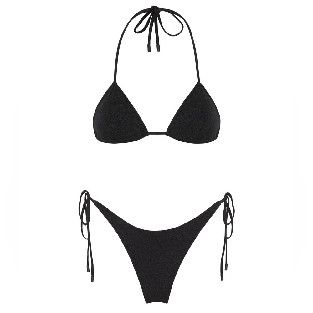VINCA - EBONY BLACK TRIANGL BIKINI SET